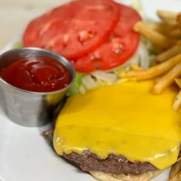 Indulge in Our Cheeseburger